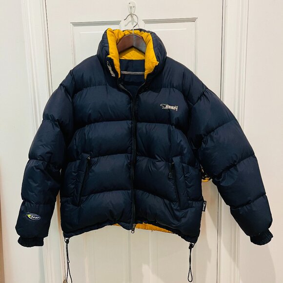 VINTAGE BEAR USA RN 90680 EXTREME WEATHER REVERSIBLE DOWN JACKET MEN'S SIZE XL - Picture 1 of 16